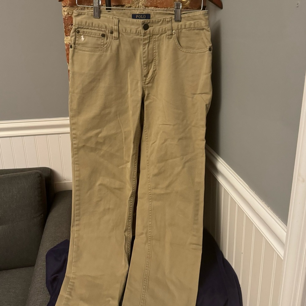 Polo Ralph Lauren Women’s Tan Dungarees Jeans
